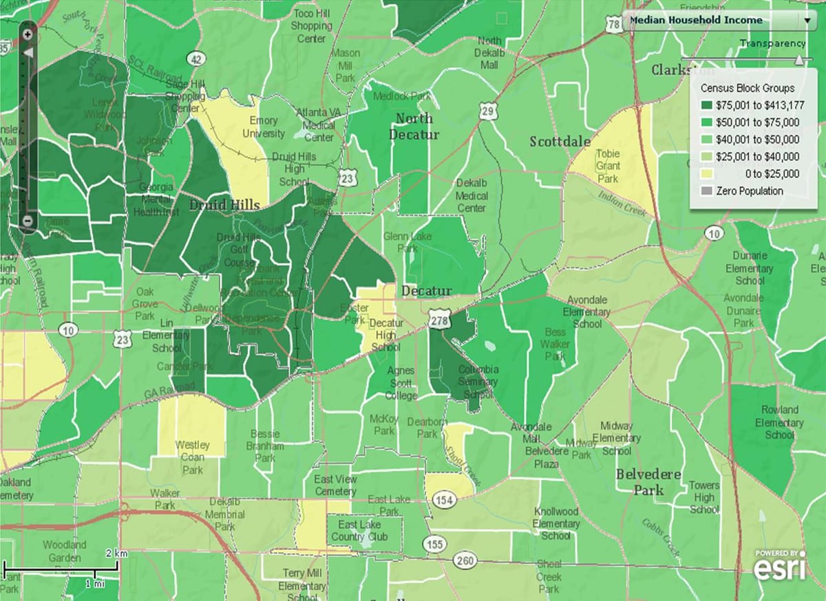 Atlanta demografik göster