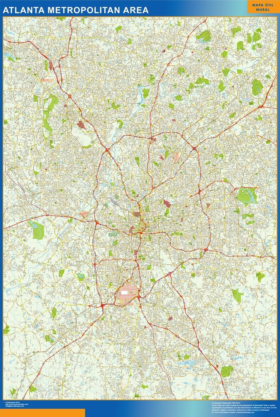 Atlanta sokak haritası
