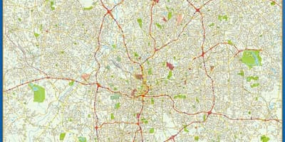Atlanta sokak haritası