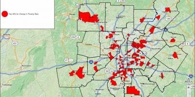 Suç haritası Atlanta