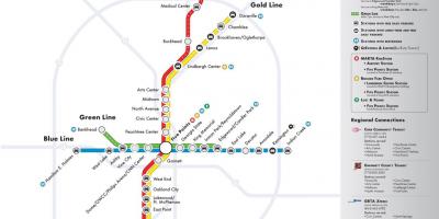 MARTA metro haritası