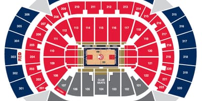 Philips arena koltuk haritası