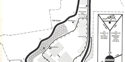 Road Atlanta Pisti haritası